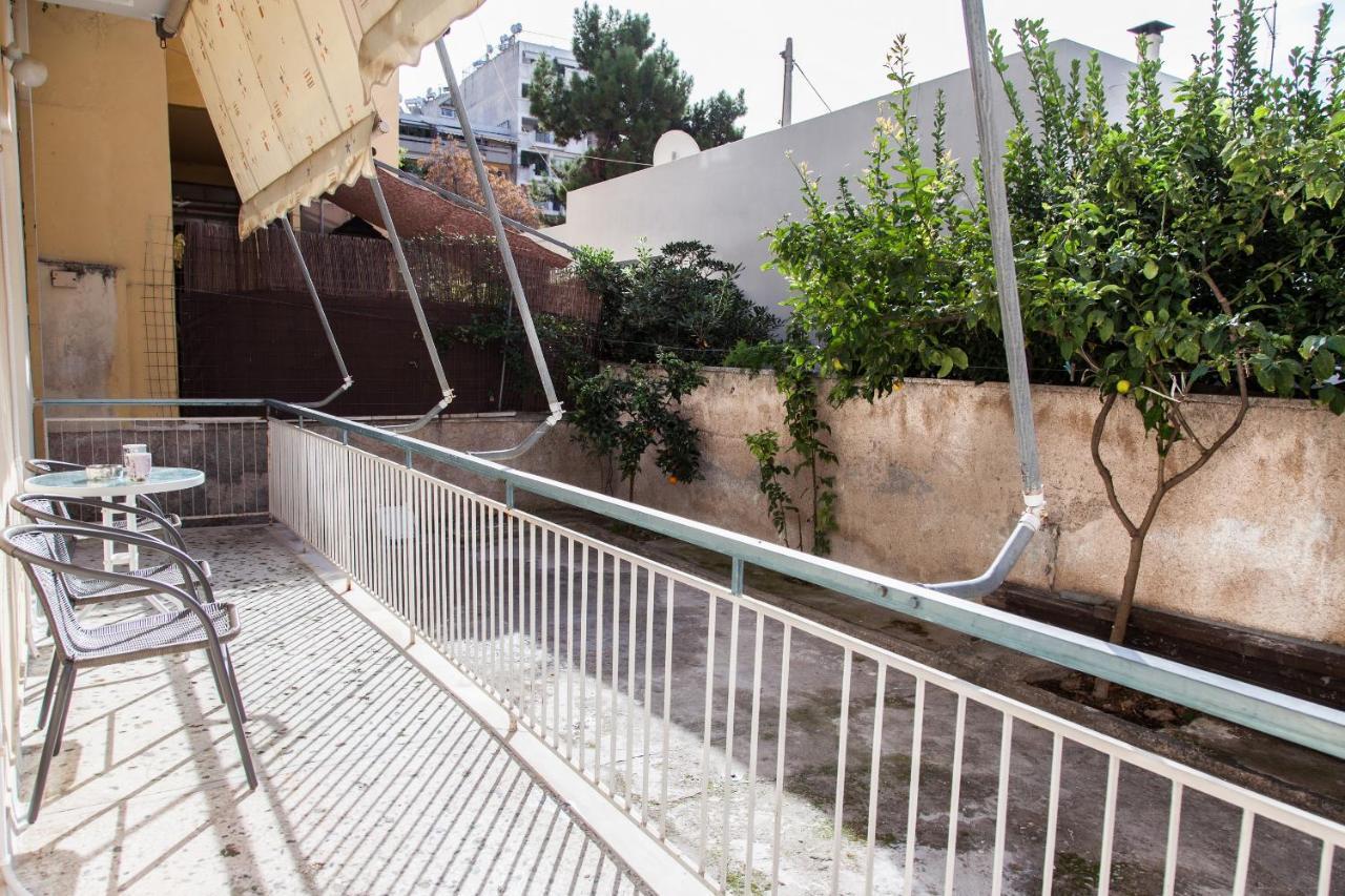 Cozy Apartment Near Stavros Niarchos Park Athen Exterior foto